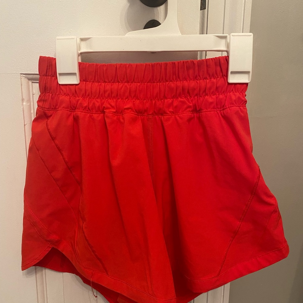 Lululemon Athletica Bright red HR Track shorts